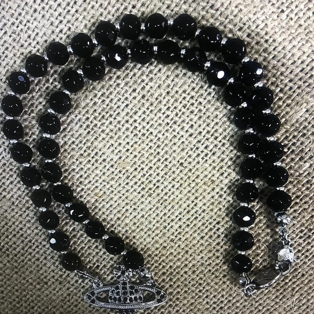 Vivienne Westwood Black Orb Necklace - Picture 3 of 5